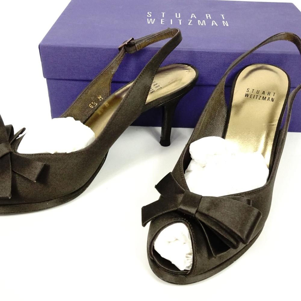 Stuart Weitzman Chocolate Tarot Chasat shoes